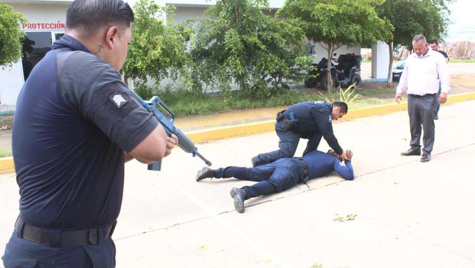 Capacitan en criterios de actuación policial a elementos de la Policía Municipal de Mazatlán