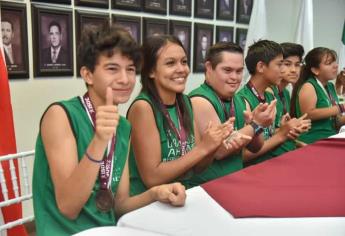 Atletas paralímpicos traen 65 medallas a Ahome y el pase a la nacional