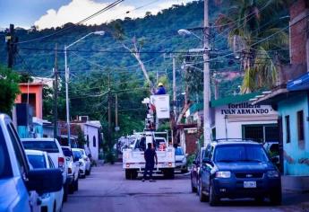 A un día de las lluvias, 30 puntos de Mazatlán siguen su energía eléctrica