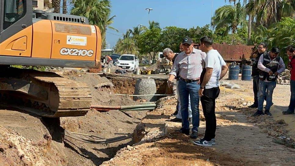 Gobierno de Mazatlán invertirá 24 mdp en colectores Gobierno de Mazatlán invertirá 24 mdp en colectores