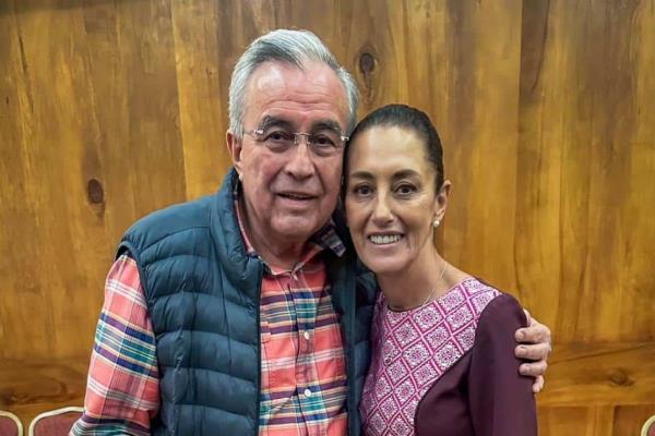 Rocha Moya felicita a Claudia Sheinbaum al recibir la constancia como  Coordinadora de la 4T