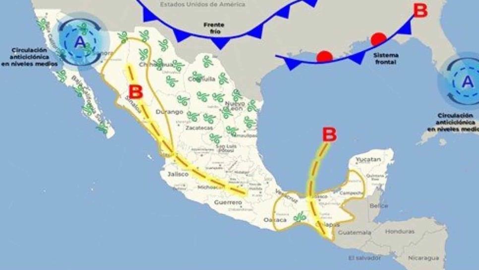 Pronóstico de lluvias: ¿lloverá este lunes en la zona norte de Sinaloa?