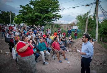 Gobierno de Culiacán anuncia pavimentación de dos calles en colonia Rosario Uzárraga