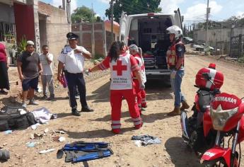 Un camión le fractura las piernas a un ingeniero en una obra del sector sur de Culiacán 