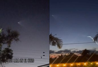 «Luz rara en el cielo»: sorprende lanzamiento de cohete Falcon 9