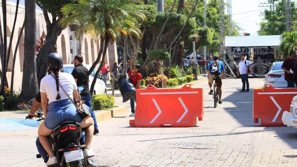 Estas son las calles cerradas en Mazatlán por el Grito de Independencia