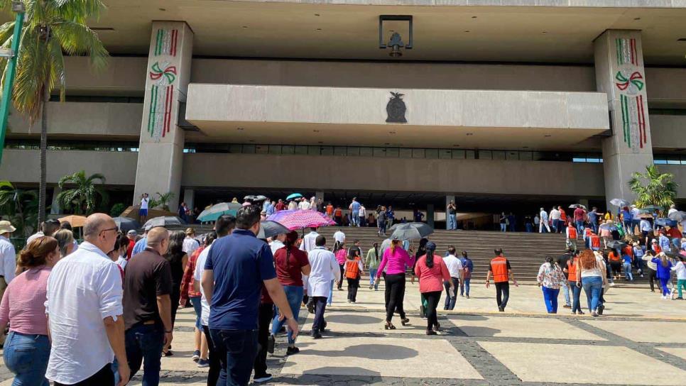 Gobierno del Estado hace simulacro por sismo; Sinaloa lleva 83 temblores en el 2023