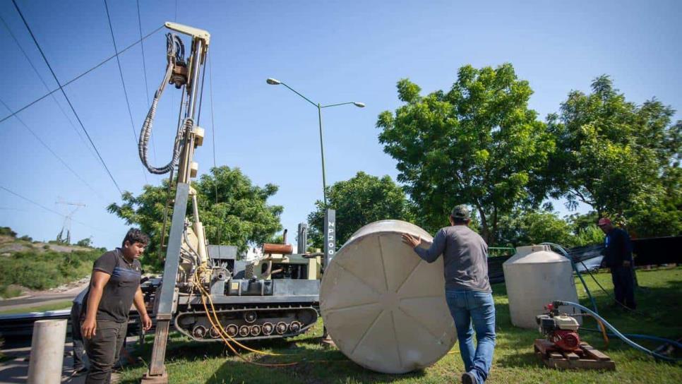 Ayuntamiento de Culiacán y JAPAC buscan agua en pozos para solucionar problemas en el sector sur