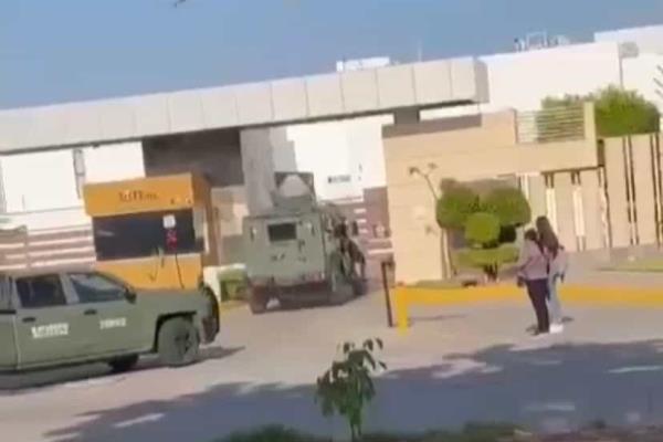 Helicópteros y elementos militares realizan megaoperativo en privada de Culiacán; hay dos detenidos