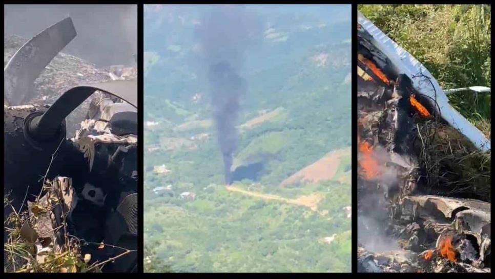 Un bebé de brazos, entre los muertos tras choque de avionetas en la sierra de Durango