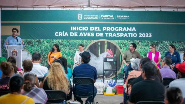 Arranca Programa de Cría de Aves para habitantes de sindicaturas en Culiacán