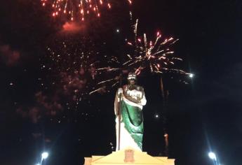 Con fuegos artificiales y cientos de fieles de San Judas, inauguran el Parque Mirador Badiraguato 