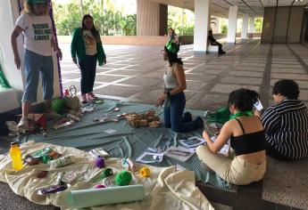 Mujeres pro-aborto conmemoran el 28s con «Picnic Abortero» en Culiacán