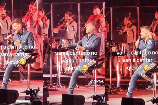 Alejandro Fernández «explota» contra su público por no cantar con él | VIDEO 