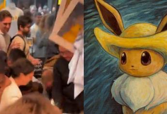 Fans de Pokémon se pelean por pinturas en Museo de Van Gogh