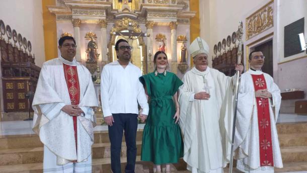Con misa en Catedral, alcalde inicia los festejos del 492 aniversario de Culiacán