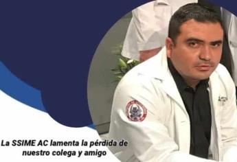 Secretario de Salud lamenta asesinato de doctor asesinado en clínica de Culiacán