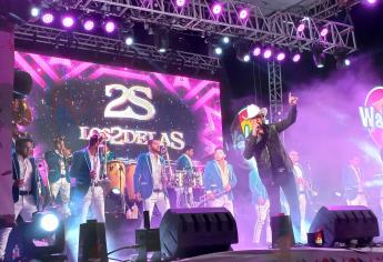 Los 2 de la S ambientan con espectacular concierto el 492 aniversario de Culiacán