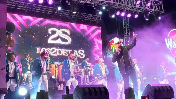 Los 2 de la S ambientan con espectacular concierto el 492 aniversario de Culiacán