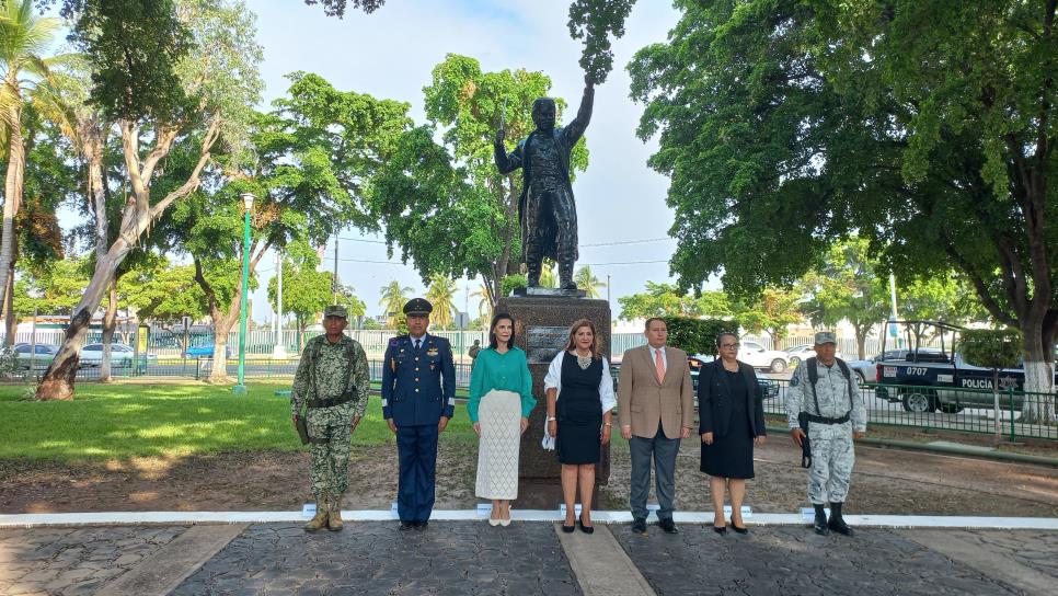 Conmemoran el 258 aniversario del natalicio de Morelos, en Culiacán