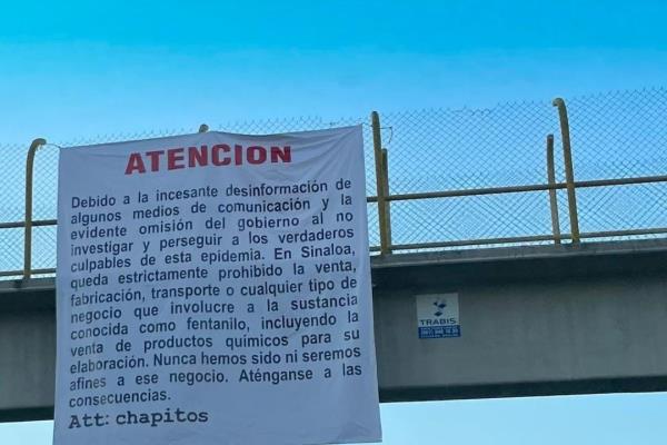 Llama Seguridad Pública en Ahome a no crear psicosis por aparición «narcomantas»