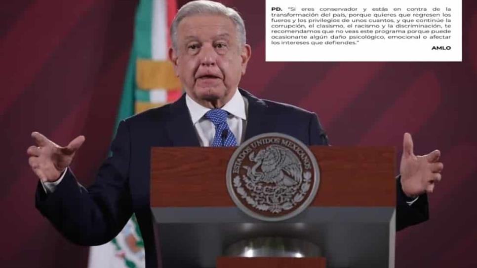 INE ordena la eliminación de «posdata» en conferencias mañaneras de AMLO