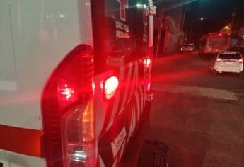 Un choque en el centro de Culiacán deja dos personas lesionadas durante la madrugada de este martes