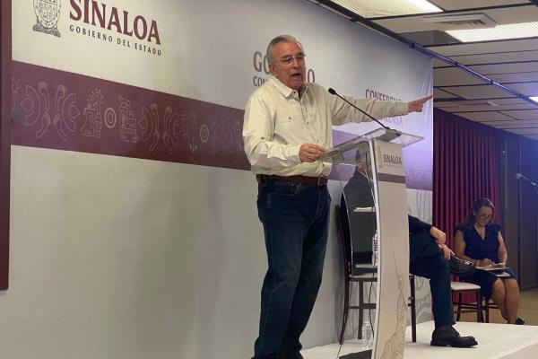 Gobernador de Sinaloa participará en la conferencia de AMLO