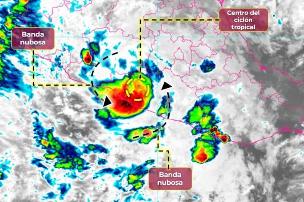 «Lidia» se dirige a Nayarit y Jalisco