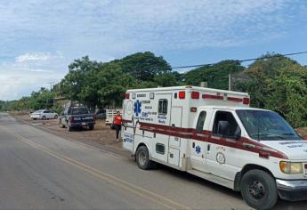 Motociclista resulta grave tras impactarse en un poblado de Mazatlán 