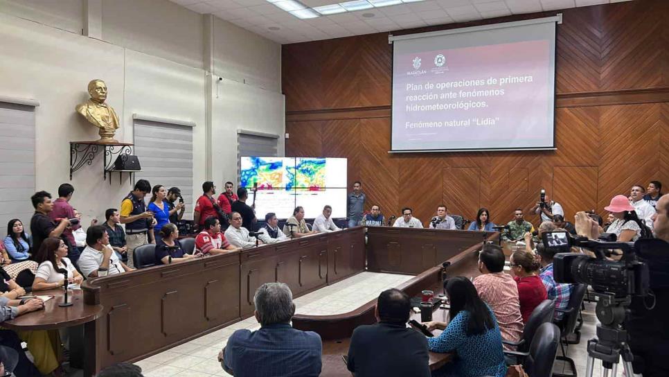 Mazatlán, listo para recibir a «Lidia»; en caso de ser necesario se apoyará a otros municipios 