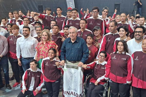 Rocha Moya abandera a los Paratletas Sinaloenses de cara a los Paranacionales CONADE 2023