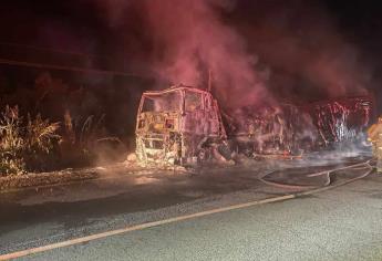 Doble accidente en la autopista Mazatlán-Culiacán deja a un hombre sin vida 