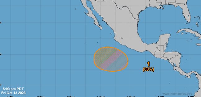 Ciclón «Norma»: así será su posible trayectoria en el Pacífico