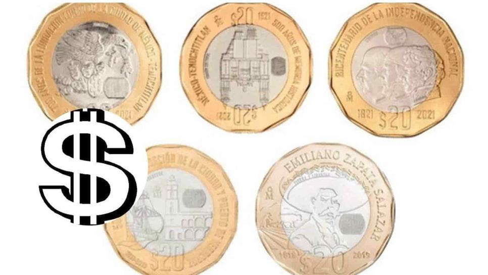 ¿Dónde vender tus monedas conmemorativas de 20 pesos? Aquí te decimos