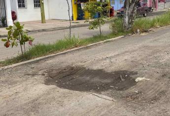 San Joaquín, la colonia con mayor cantidad de baches en Mazatlán