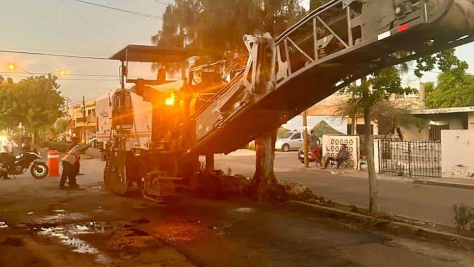 En Mazatlán intensifican trabajos de bacheo y reencarpetado