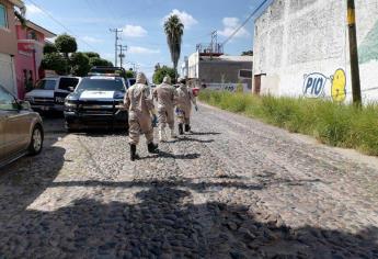 Aseguran dos tambos con químicos en la colonia Las Quintas en Culiacán