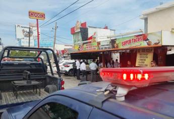 Asesinan a balazos a dueño de una taquería en Culiacán