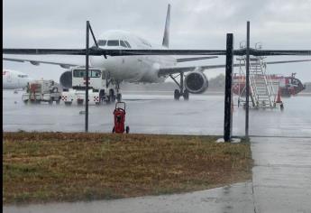 ¡Atención! Los aeropuertos de Culiacán y Los Mochis cierran por lluvias intensas de «Norma»