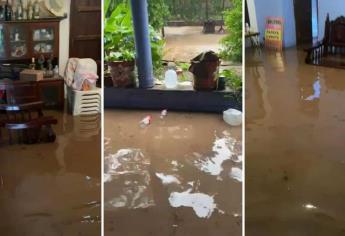 Tormenta «Norma» deja casas inundadas en la comunidad de la Noria, Mazatlán