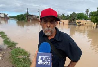 «El agua se llevó lo que teníamos, no tenemos donde dormir», vecinos de Villa Juárez tras paso de Norma 