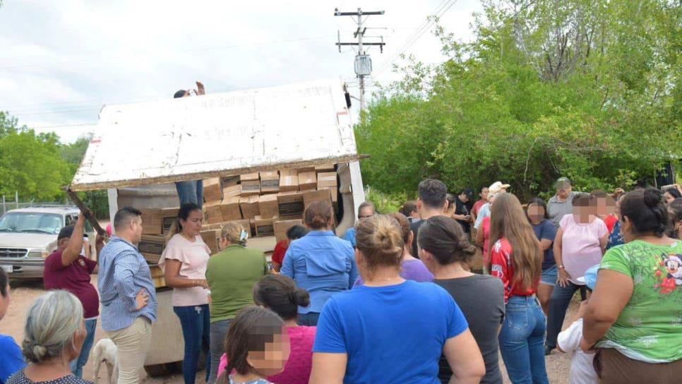 DIF El Fuerte entrega más de mil 700 despensas en el municipio