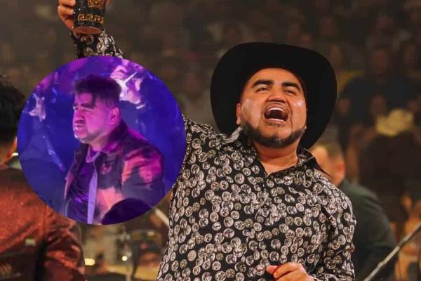 Captan a «El Mimoso» cayéndose de borracho en pleno show de Aguascalientes | VIDEO