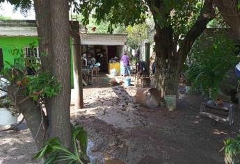 Familias de El Pinole, Culiacán regresan a casa a rescatar pertenencias