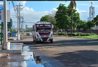 Servicio del transporte público está funcionando al 100% en Culiacán