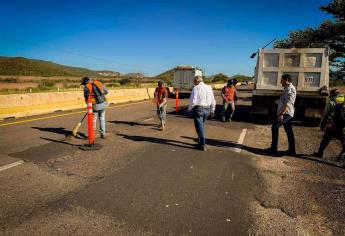 ¡Adiós a los baches! Gobierno de Sinaloa bachea La Costerita
