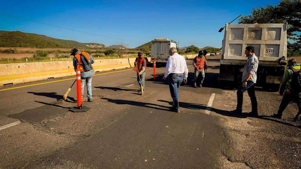 ¡Adiós a los baches! Gobierno de Sinaloa bachea La Costerita