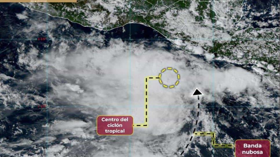 Tormenta tropical «Pilar», a punto de formarse en el Océano Pacífico