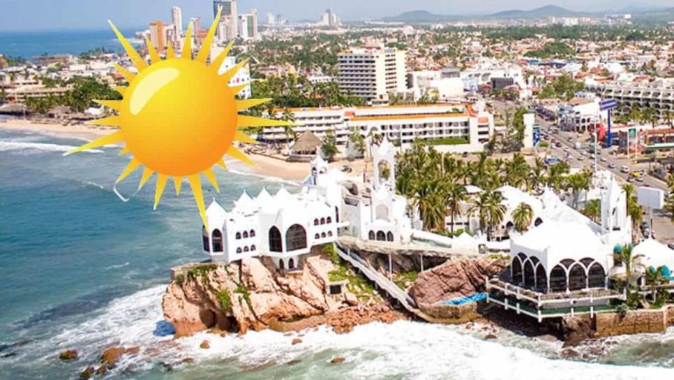 Clima en Mazatlán; día de intenso sol este 15 de octubre en el puerto